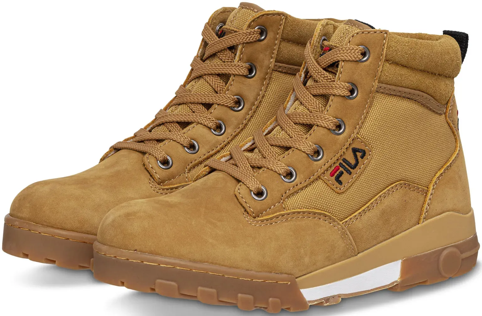 Ботинки Fila на шнуровке "GRUNGE II Mid wmn", цвет Wheat