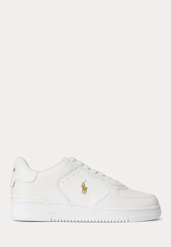 Кроссовки masters со шнуровкой Polo Ralph Lauren, White/Gold-Coloured