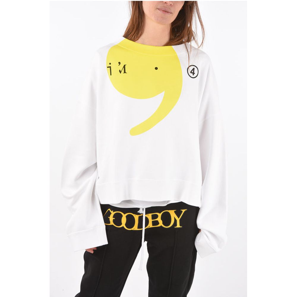 

Толстовка MM1 оверсайз с принтом Maison Margiela, White