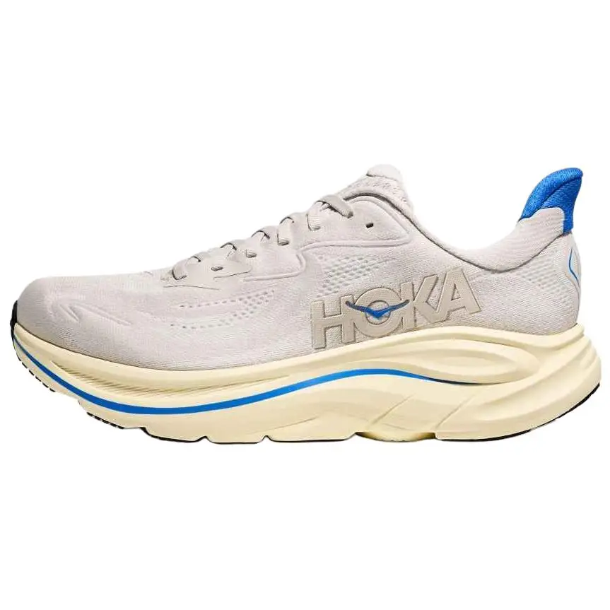 

HOKA ONE ONE Кроссовки для бега CLIFTON 10, износостойкие, дышащие, бежевые, мужские