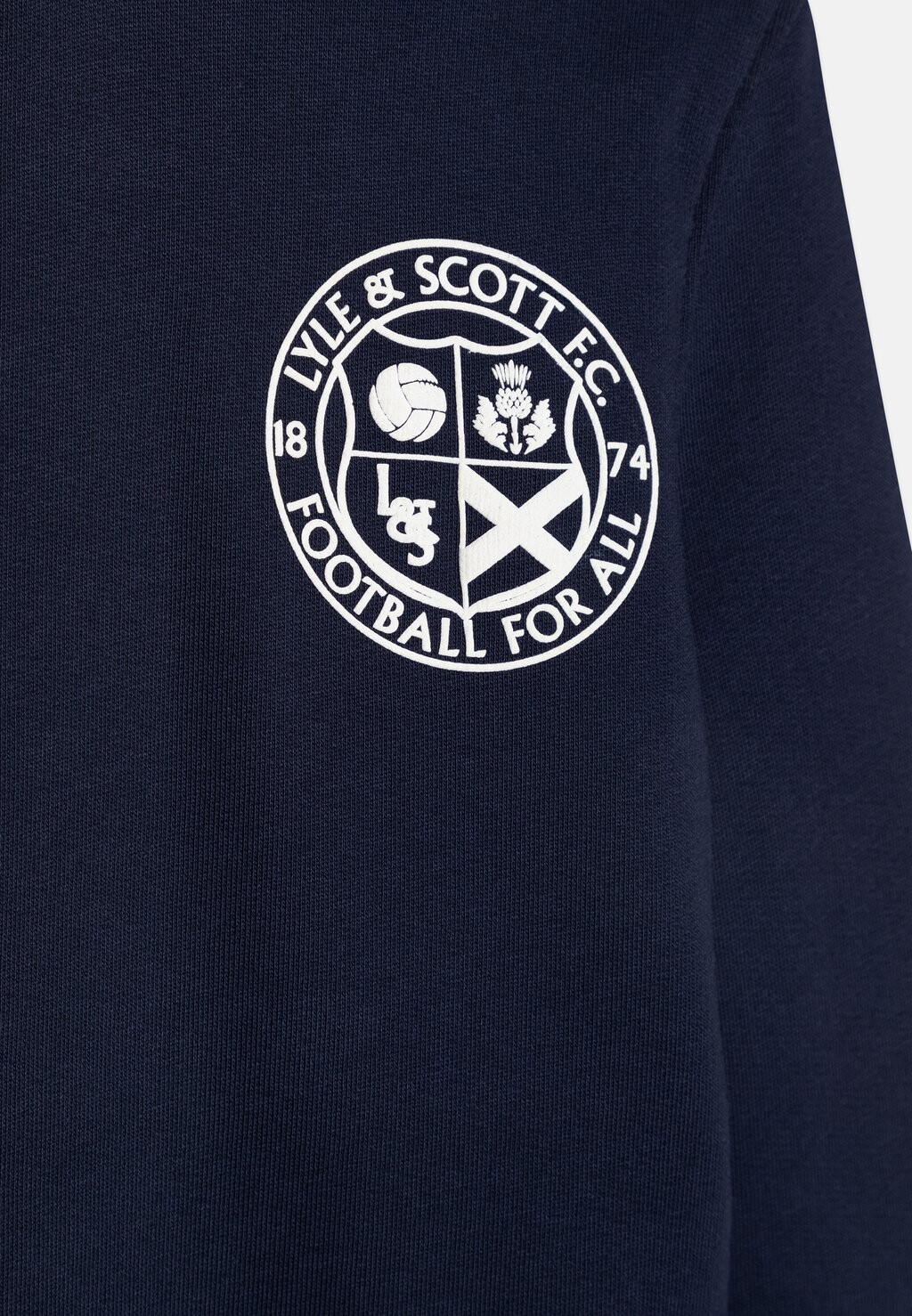 

Толстовка с капюшоном FOOTBALL LOGO HOODIE Lyle & Scott, темно-синий