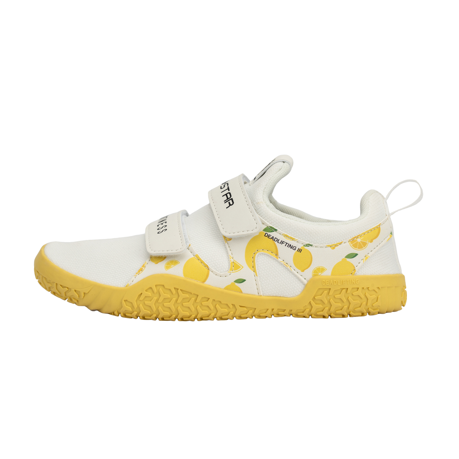 

LARA STAR Скользоустойчивые износостойкие дышащие низкие кроссовки унисекс Lemon для тренировок [с широкой колодкой, комфортной посадкой, в комплекте сумка для обуви]