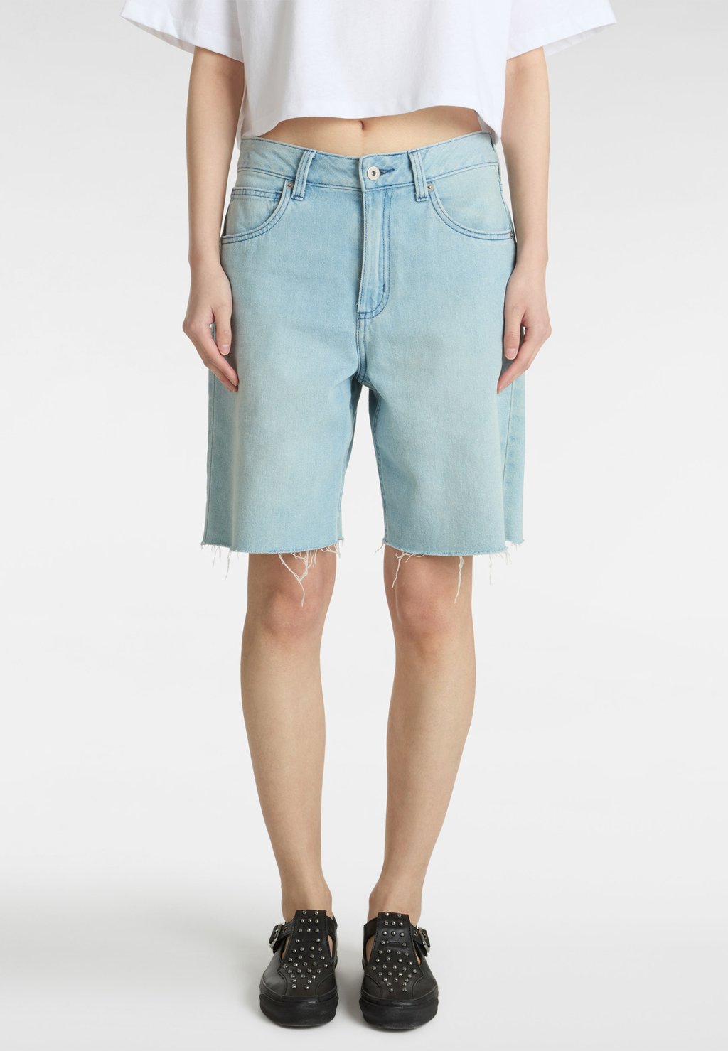 

Джинсовые шорты SIRELLE CUT-OFF JORTS Vans, серый