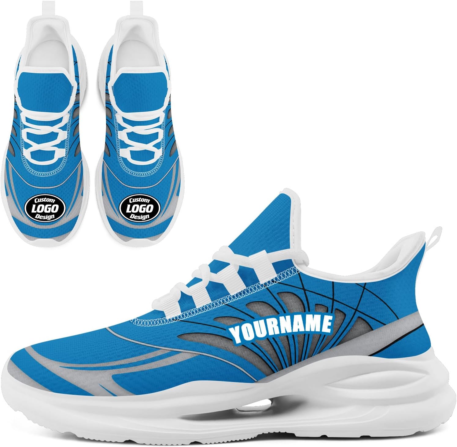 

Кастомные беговые кроссовки для бейсбольной команды AWSOLE для мужчин с персонализированным именем и логотипом, спортивные кроссовки для тренажерного зала, легкие тренировочные кроссовки, белый