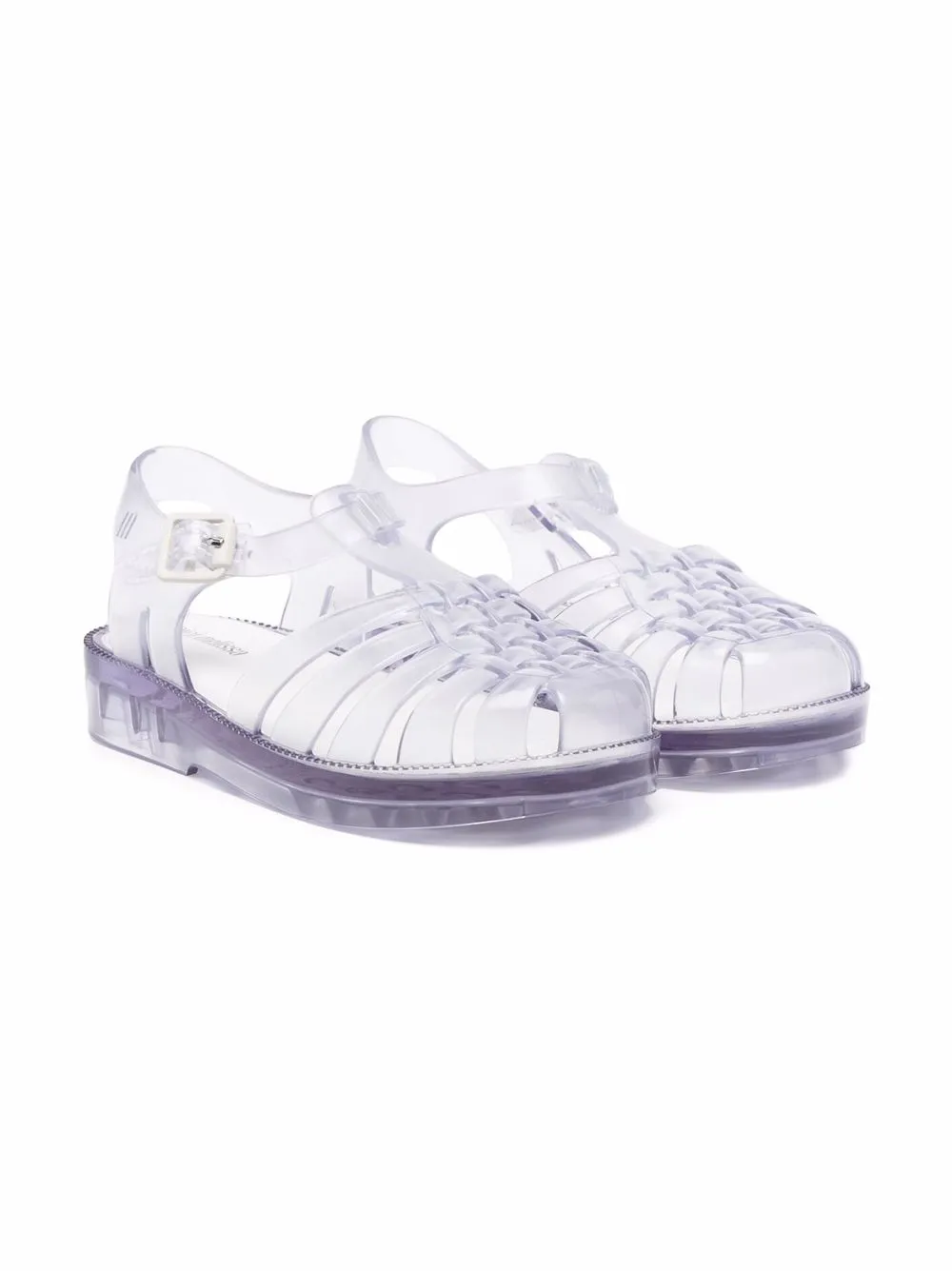 

Прозрачные туфли Mini Melissa, синий