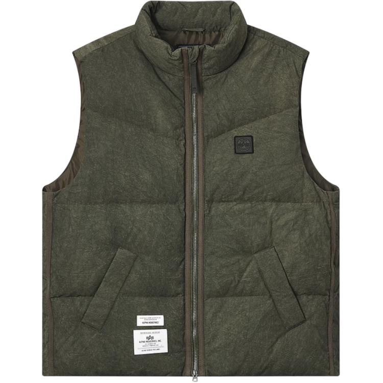 

Пуховая жилетка унисекс Alpha Industries, зеленый