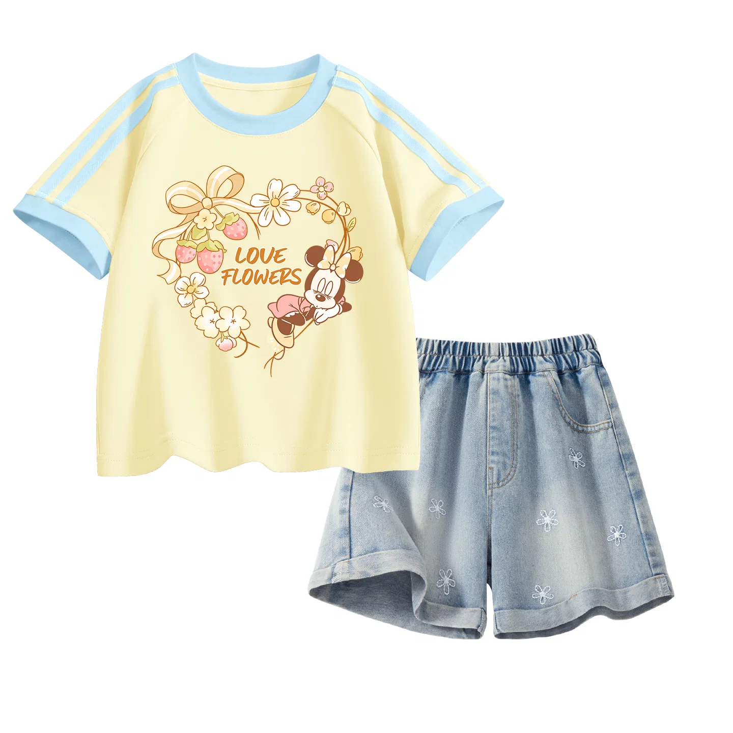 Спортивный костюм для детей Disney Casual Sportswear, дышащий, деним-синий