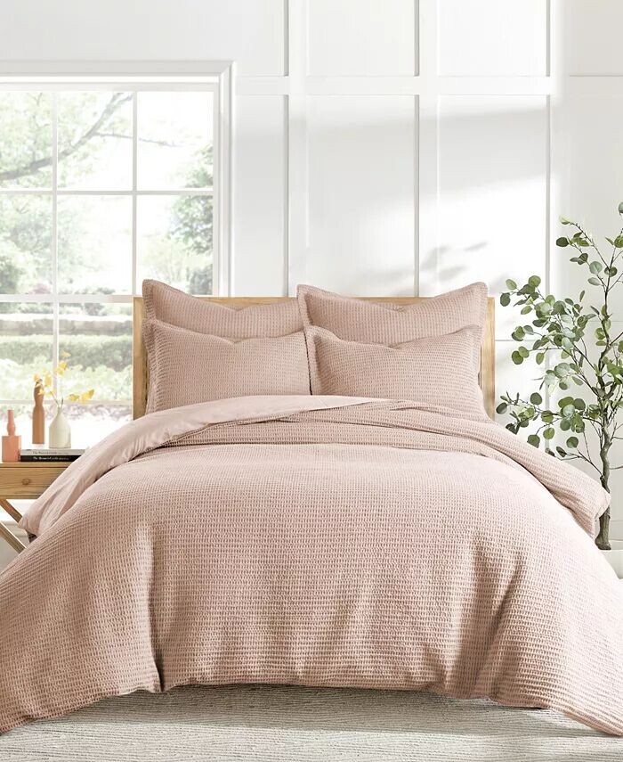 

Облачные вафли с текстурой, 2 шт. Комплект одеял, Twin/Twin XL Levtex, желтый