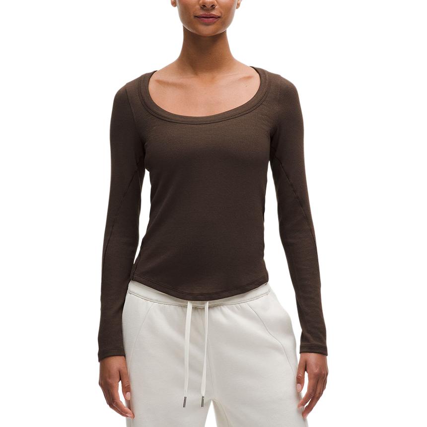 

Футболка Hold Tight женская Lululemon, walnut коричневый/bttb