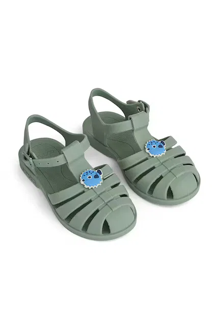 Сандалии с закрытыми пальцами Bre Sandals with Charms Liewood, зеленый