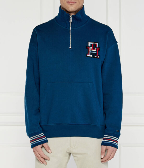 

Толстовка Tommy Hilfiger с монограммой, синий