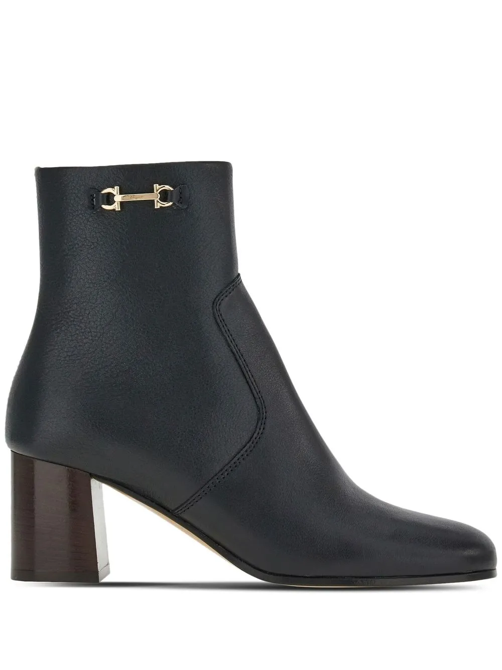 Ботильоны Otello с пряжкой Ferragamo, черный