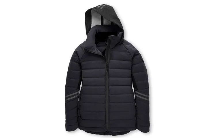 Куртка HyBridge Down женская, темно-синяя, с отстегивающимся капюшоном Canada Goose, Dark Blue