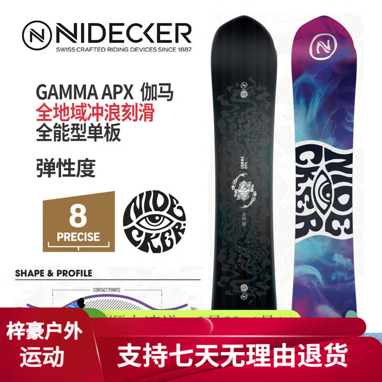 

Nidecker Сноуборд горнолыжный универсальный Gamma All-Terrain, E-GammaApx-6480, 157 см