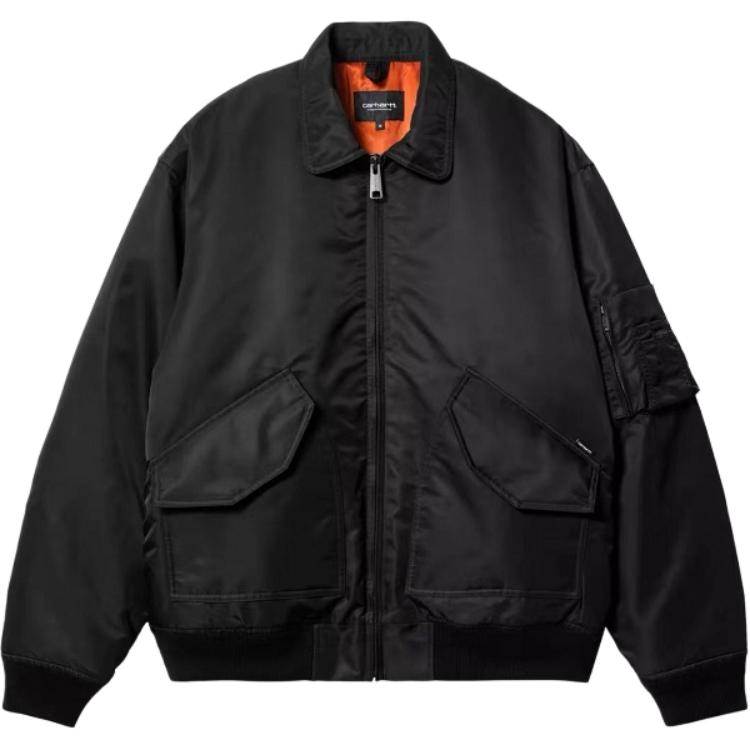 

Carhartt WIP Олтен застёгивающаяся на молнию куртка-бомбер, Black