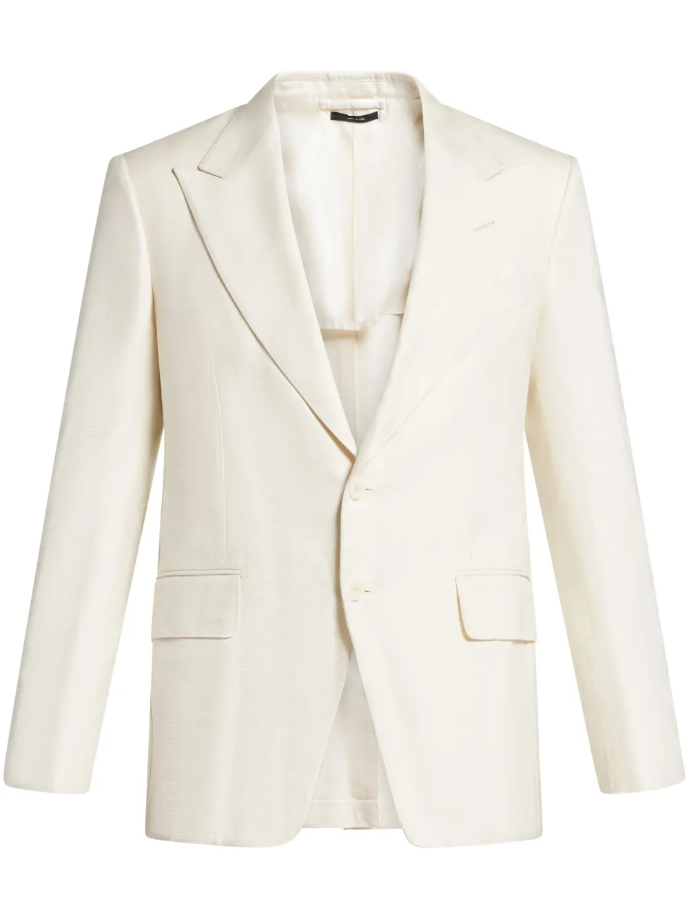 

Однобортный пиджак TOM FORD, белый