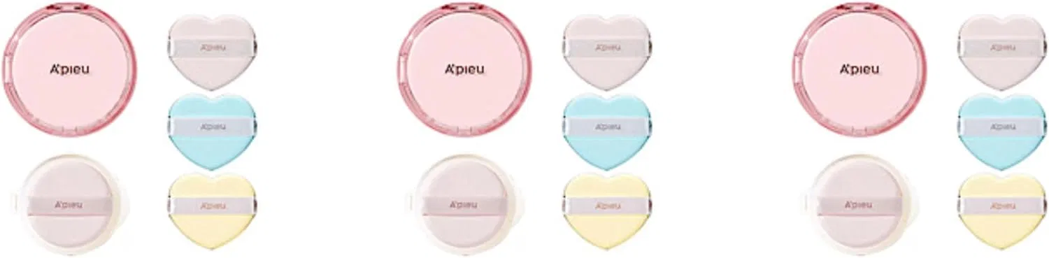 Тональное средство cushion Apew No.21 Light Beige набор из 3 шт