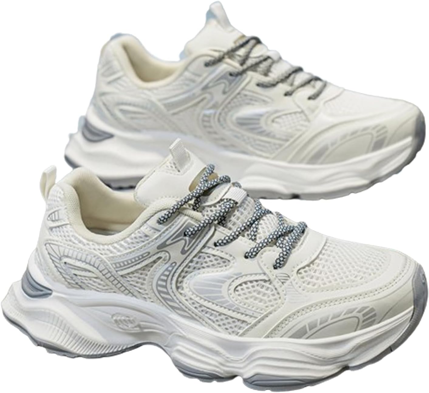 

Мужские кроссовки, беговые кроссовки для мужчин, прогулочные кроссовки для мужчин, удобная спортивная обувь на все сезоны Generic, белый