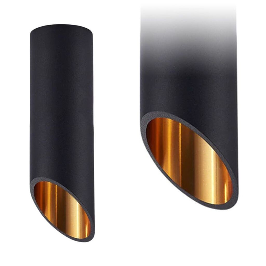 

Подвесной светильник Toollight APP571-1C ЧЕРНЫЙ/ЗОЛОТОЙ 20см Toolight