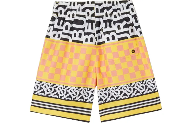 Burberry Шорты детские SS22 Kids Acid Yellow — фото 4