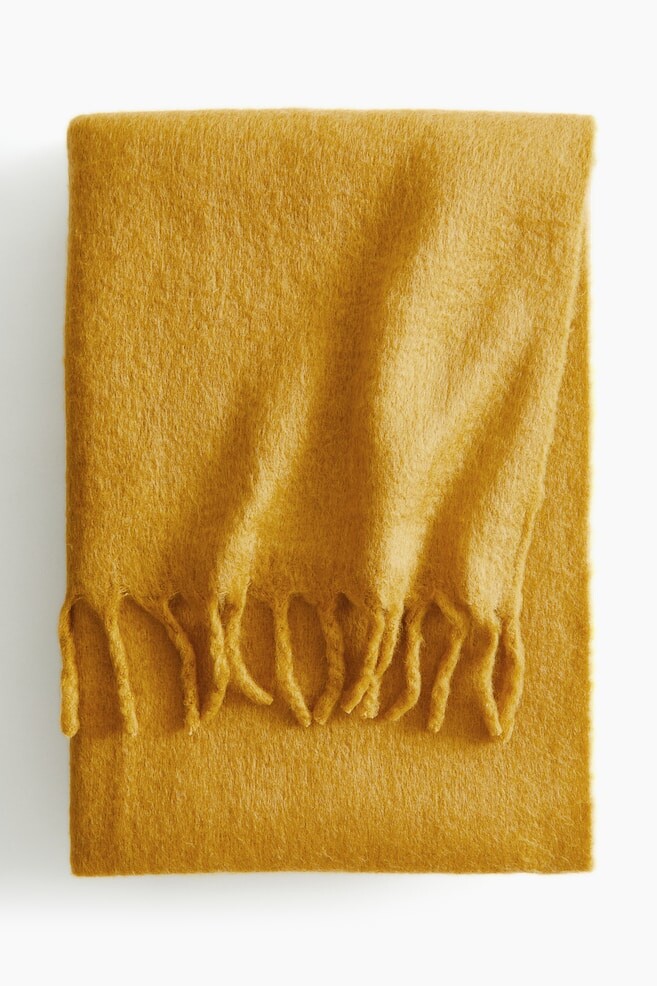 

Одеяло из смесовой шерсти H&M, 130x170 см, желтый