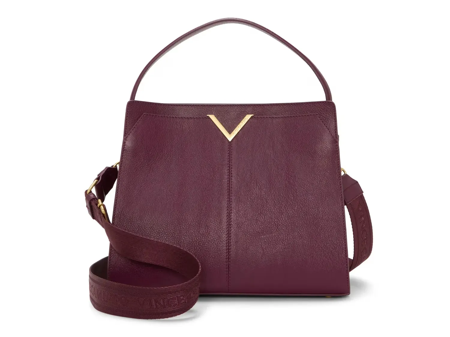 

Кожаная сумка через плечо Tasha Vince Camuto, Wine Red