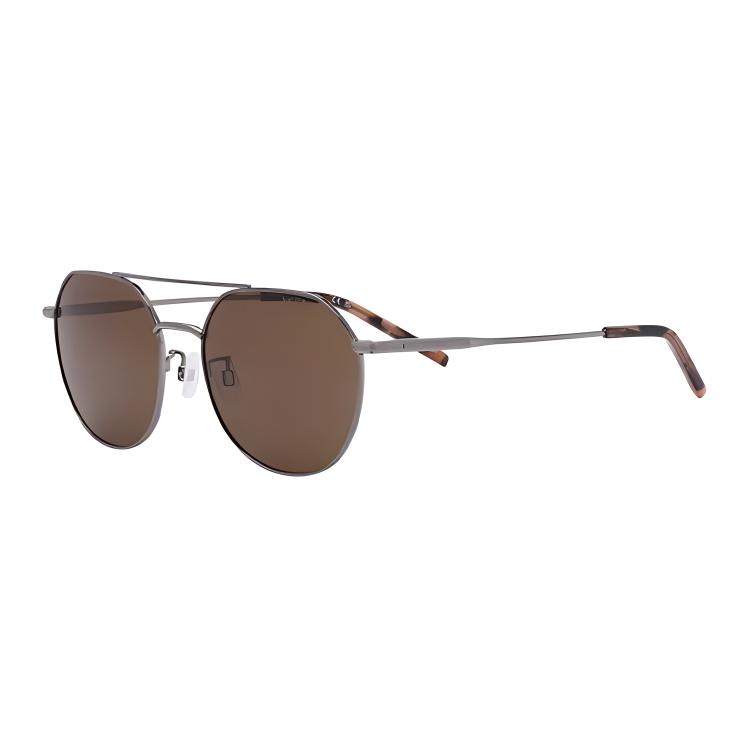 

NAUTICA Металлические авиаторские солнцезащитные очки мужские коричневые, Brown