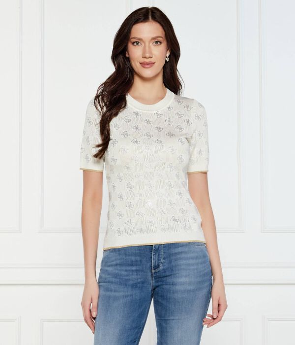 

Свитер Рози 4г Regular fit Guess Jeans, экрю