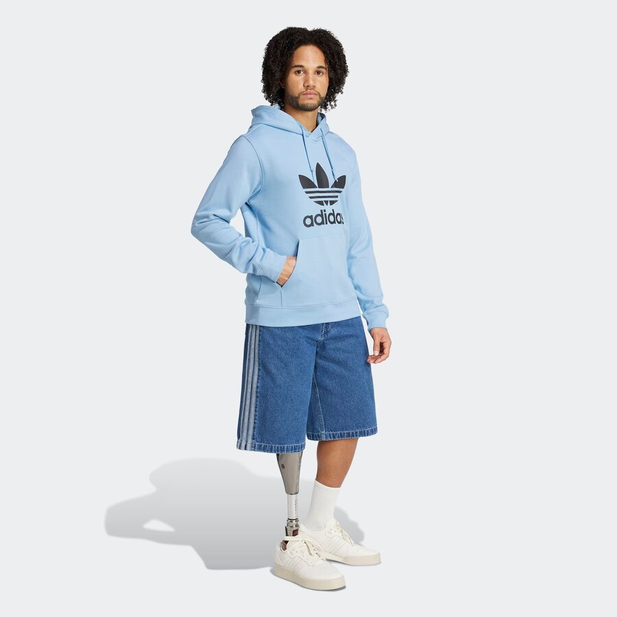 

Толстовка ADIDAS ORIGINALS Adicolor Classics Trefoil, Light blue