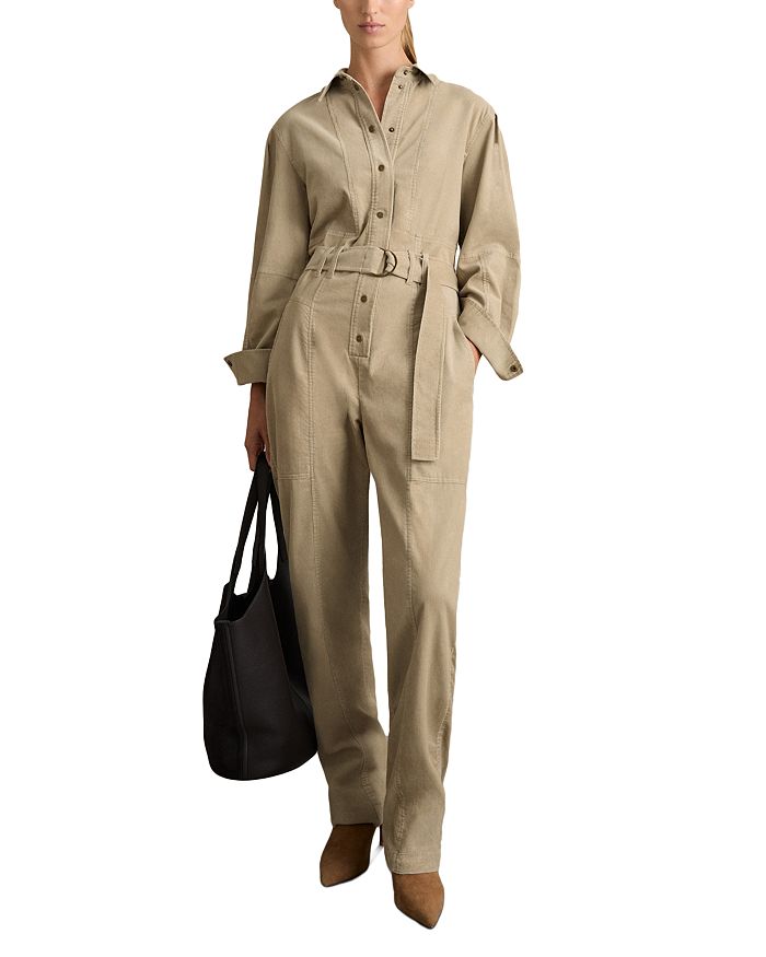 

Комбинезон Mara Tapered REISS, коричневый/бежевый