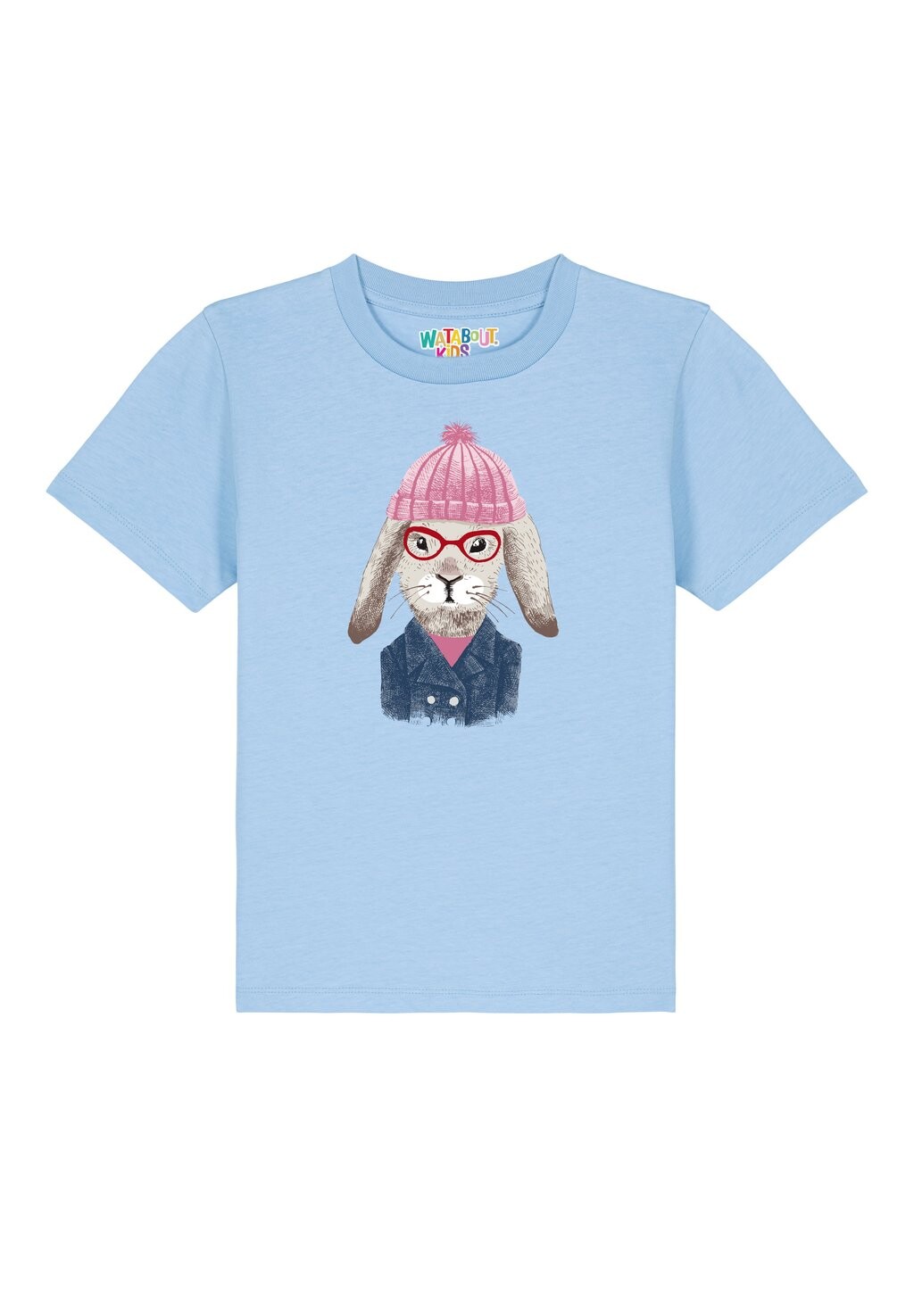 

Футболка с принтом HASE Watapparel, цвет blue soul