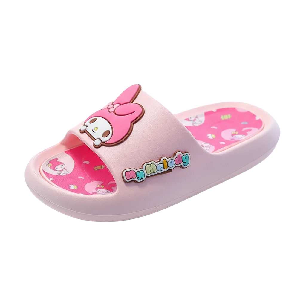 Детские домашние тапочки с противоскользящей подошвой Sanrio, My Melody Pink