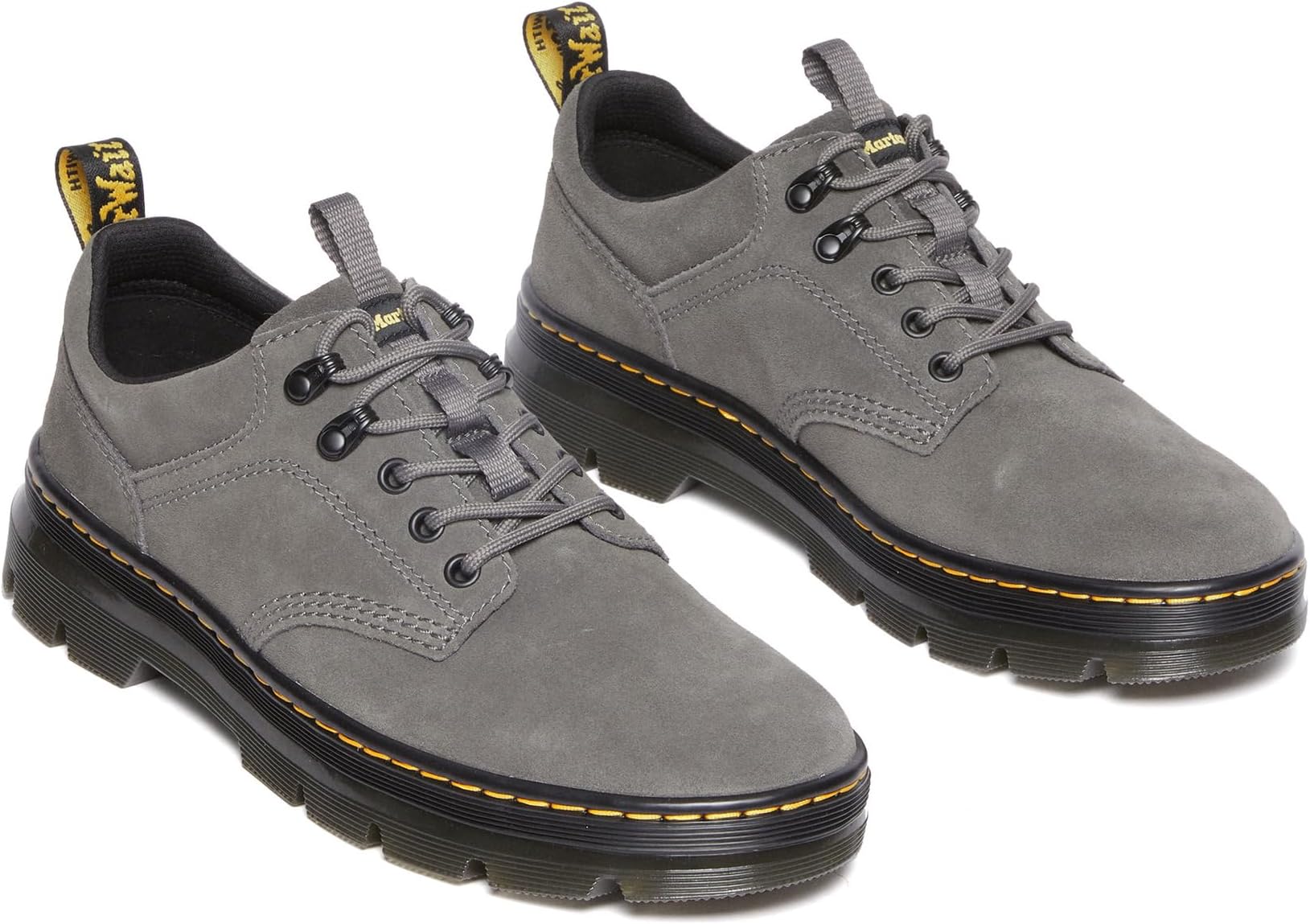 

Оксфорды Dr. Martens Reeder Suede, цвет Gunmetal