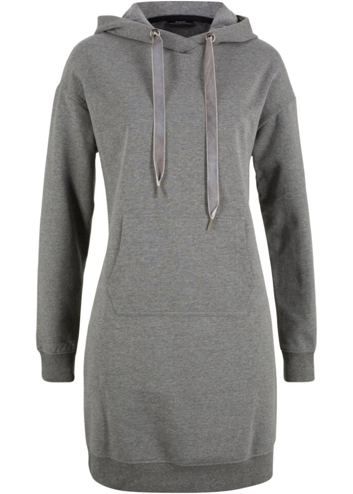 

Спортивное платье с капюшоном Bpc Bonprix Collection, серый