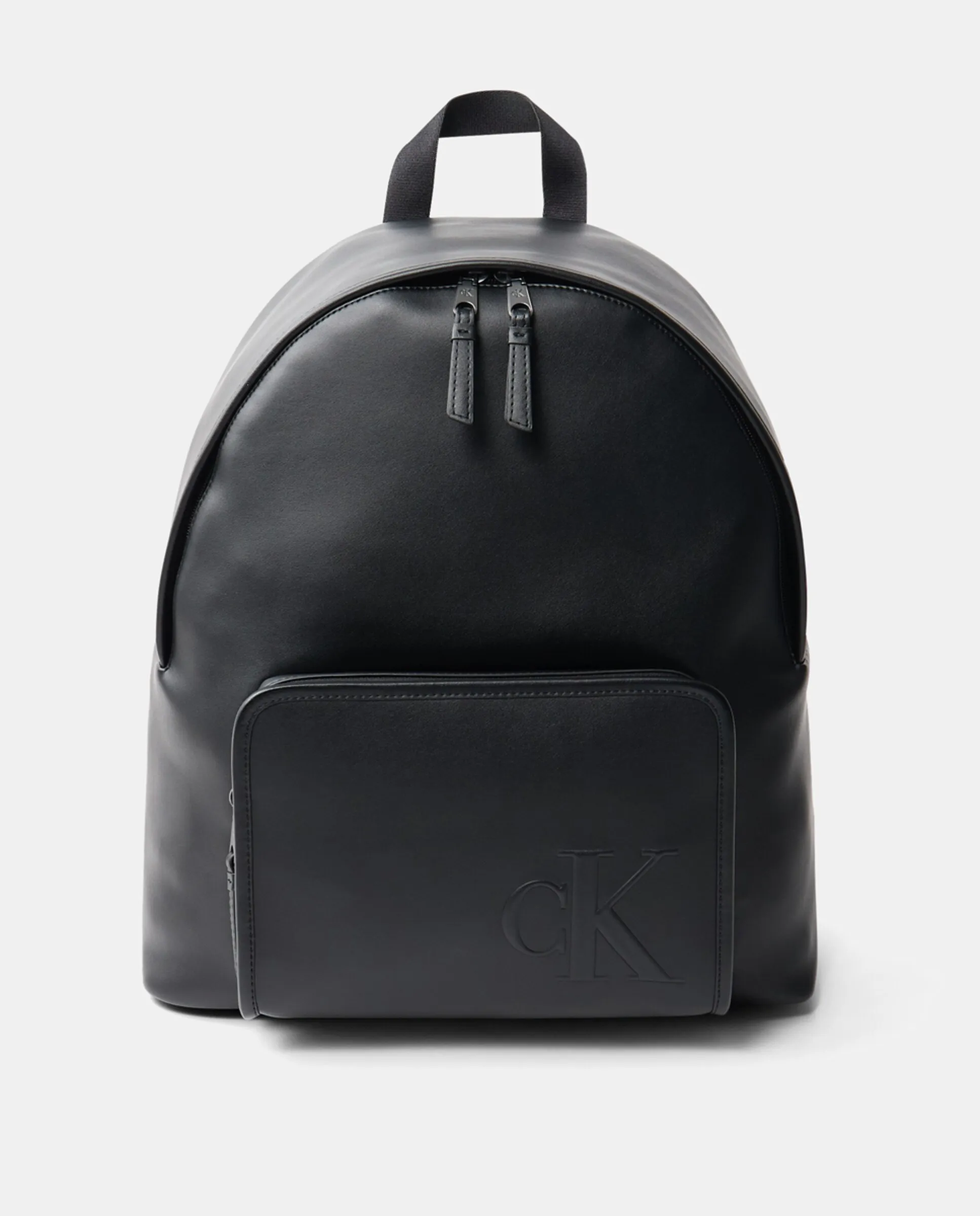 

Круглая однотонная сумка Calvin Klein, черный