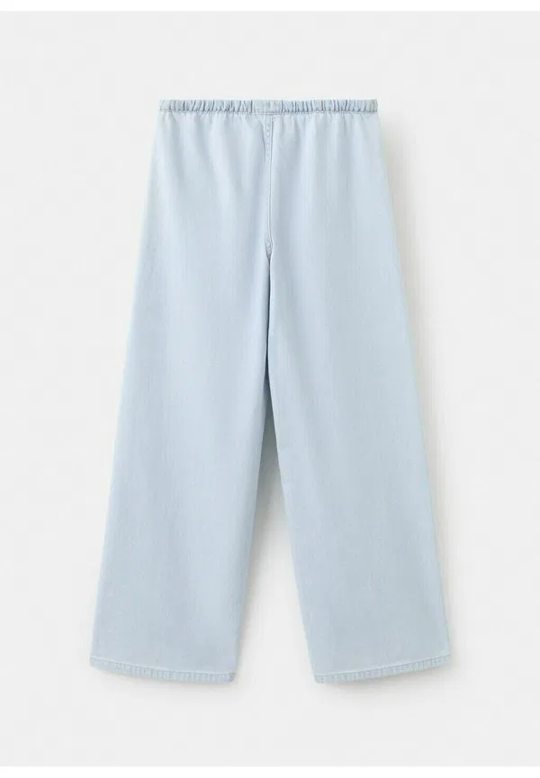Детские джинсы свободного кроя для подростков Mango Kids, Light Blue — фото 2