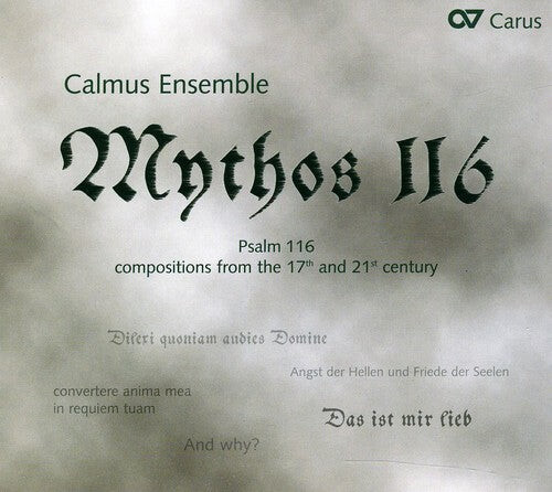 

CD диск Schein / Erich / Schutz / Calmus Ensemble: Mythos 116