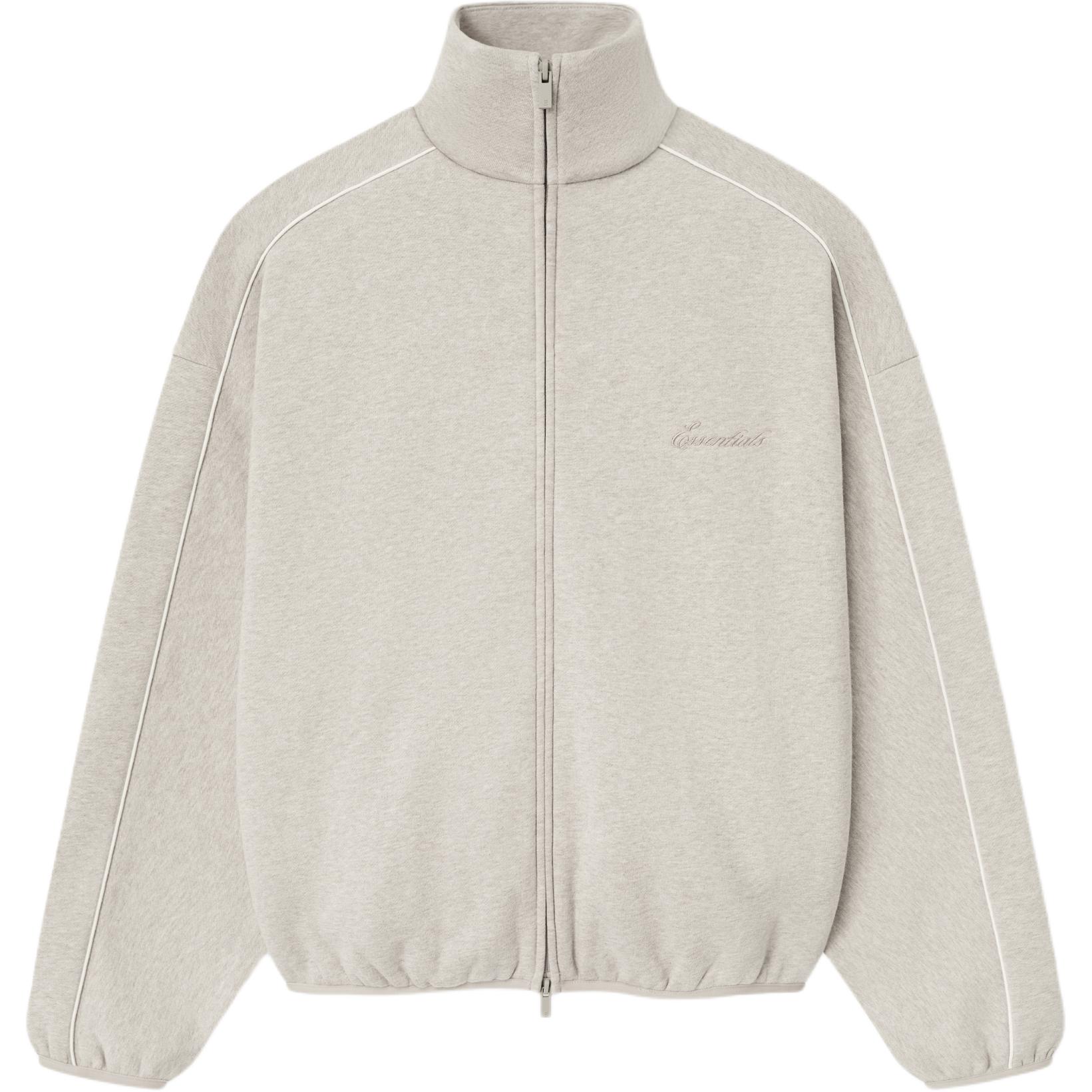 

Fear Of God Essentials Тренировочная куртка с вышитым логотипом, Heather Stone