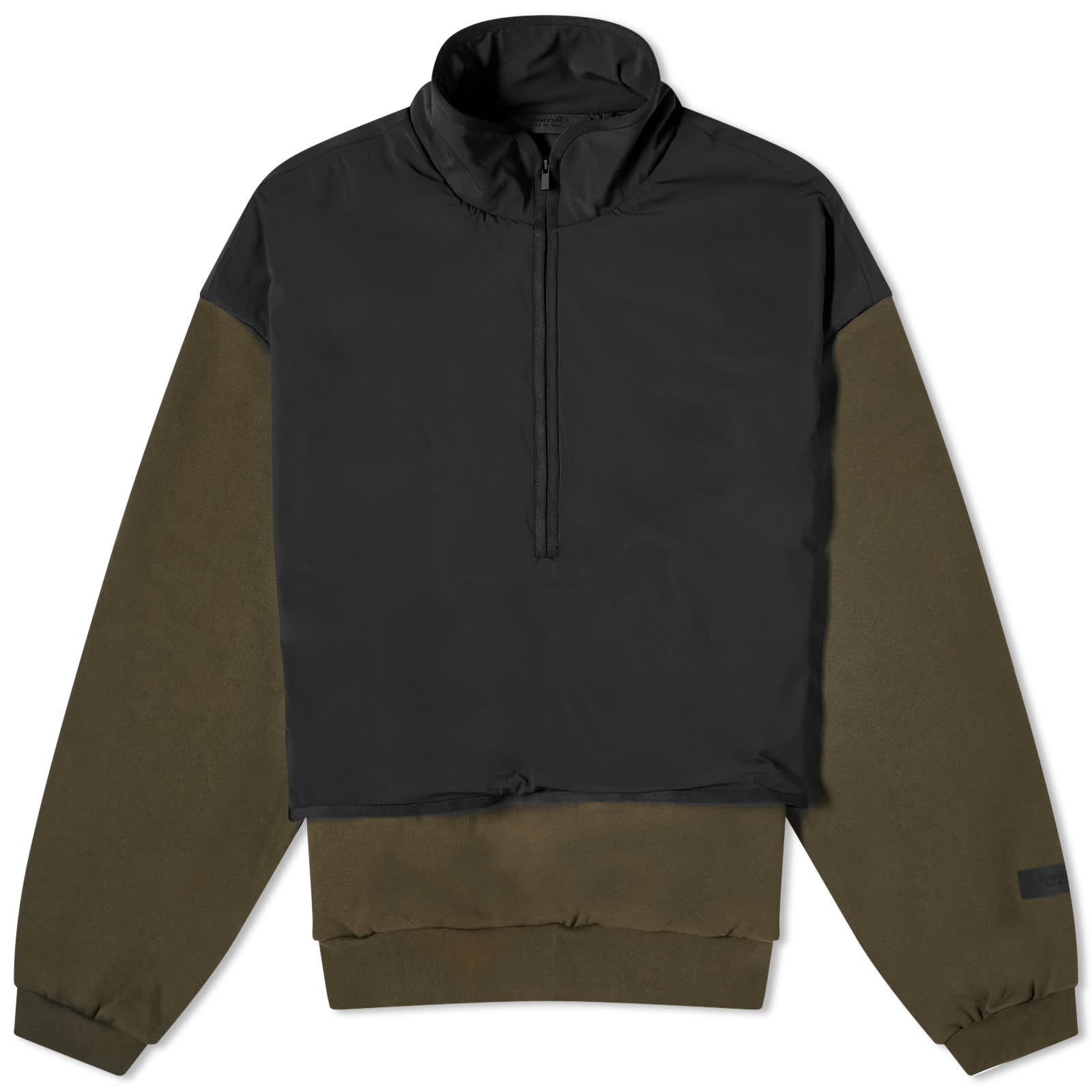 

Свитер Fear Of God Essentials Spring Nylon Fleece Mockneck, цвет Ink & Jet Black