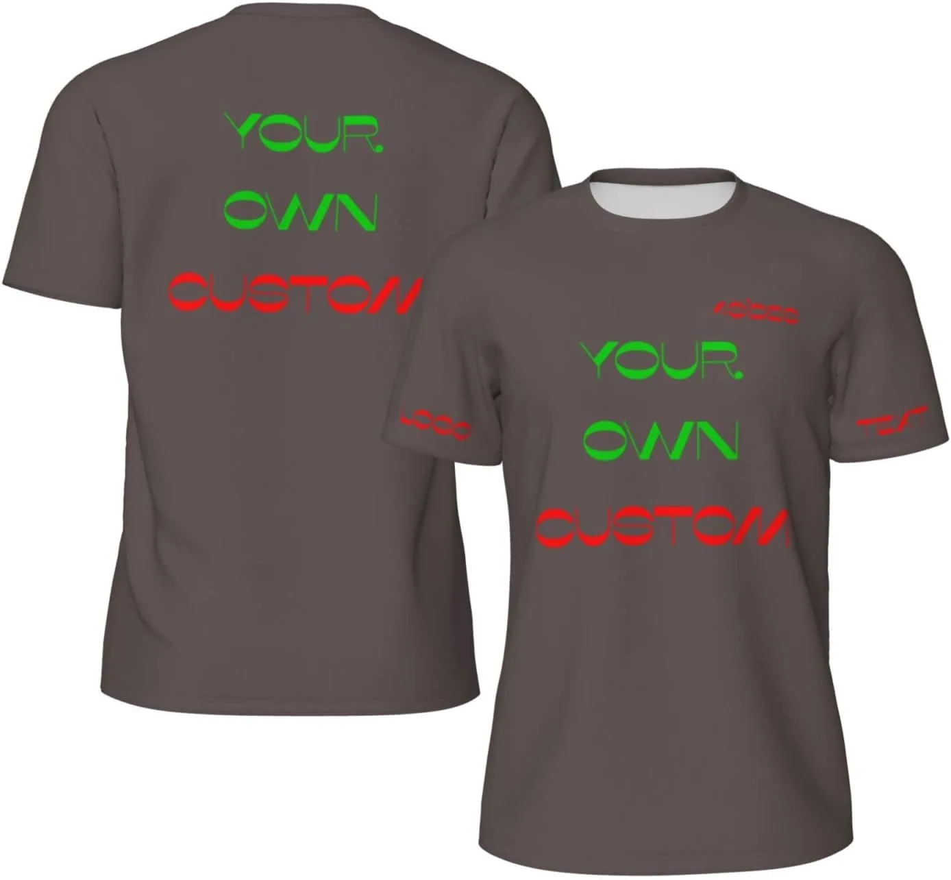 

Футболка Custom с принтом на 4 сторонах