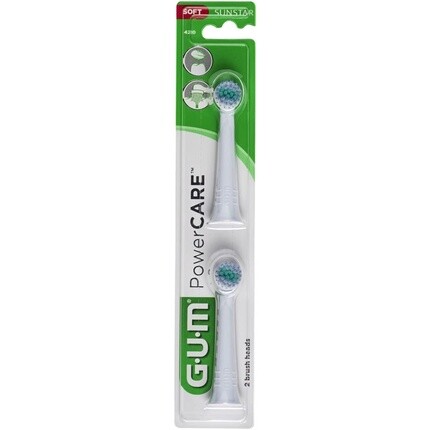 

Gum Power Care 2 насадки-щетки, Серый, Gum Power Care 2 насадки-щетки