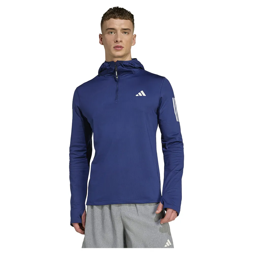 

Худи adidas Own The Run Winterized, синий