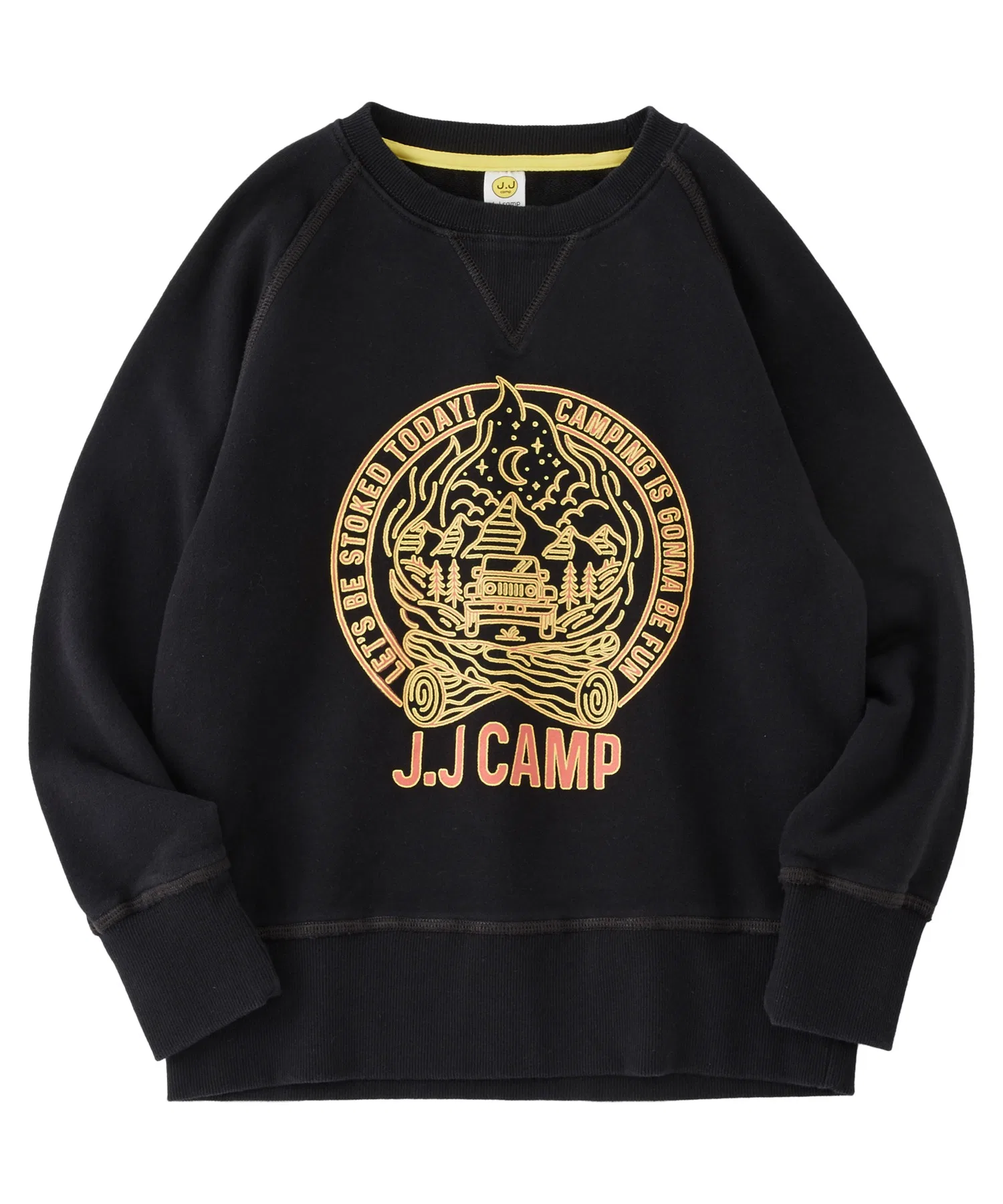 Винтажная толстовка JJ Camp с напечатанным логотипом (hoshizora takibi). — фото 4