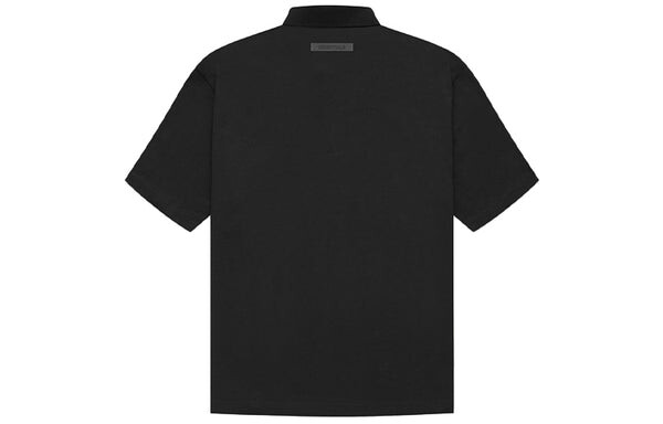 Рубашка fw21 polo shirt 'stretch limo' Fear Of God Essentials, черный — фото 3
