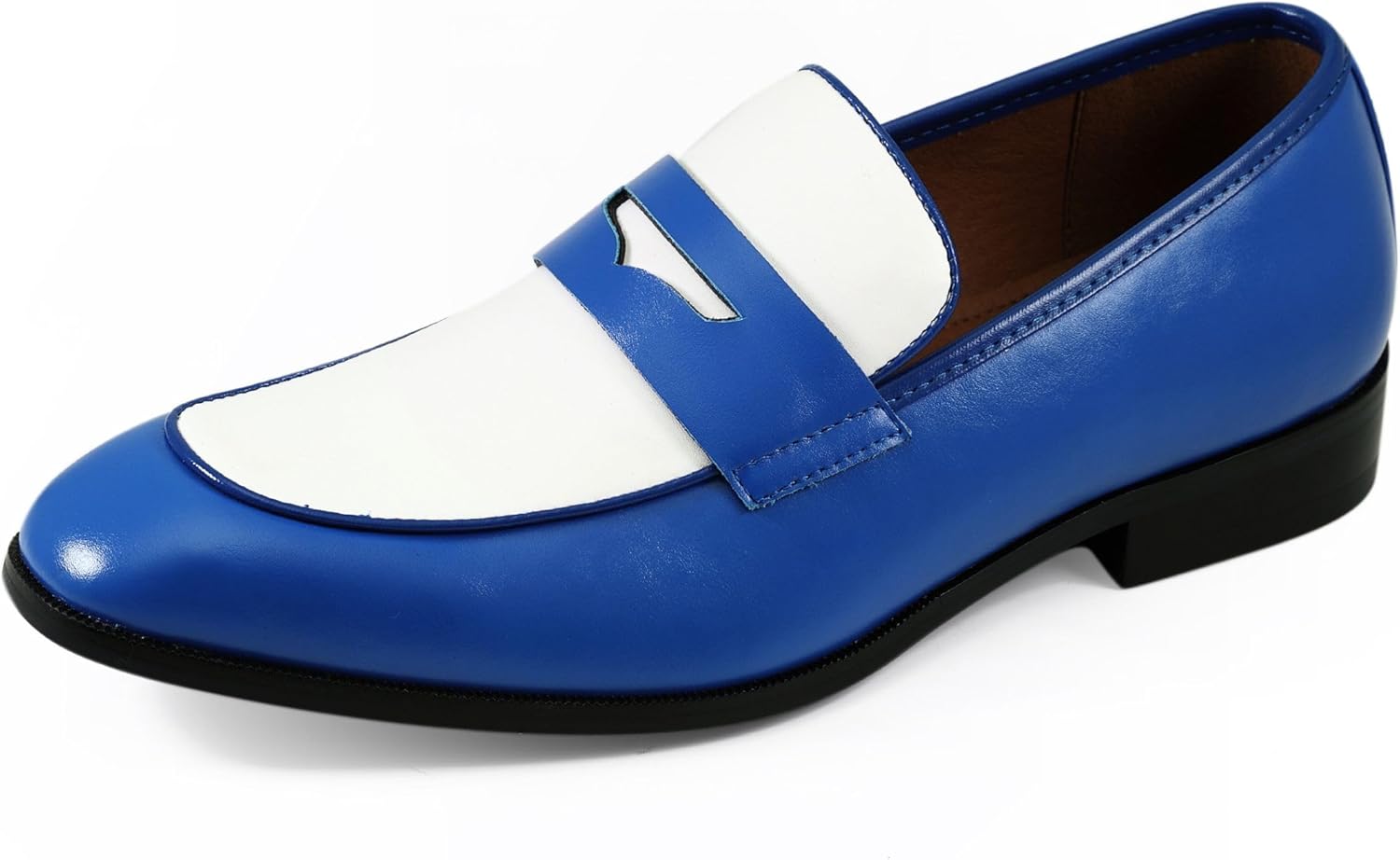 

Мужские лоферы Amali Levi двухцветные слипоны, белый