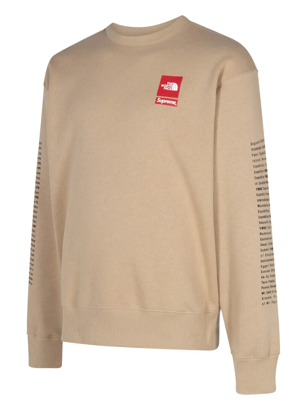 Толстовка Khaki из коллаборации с The North Face Supreme, нейтральный — фото 3