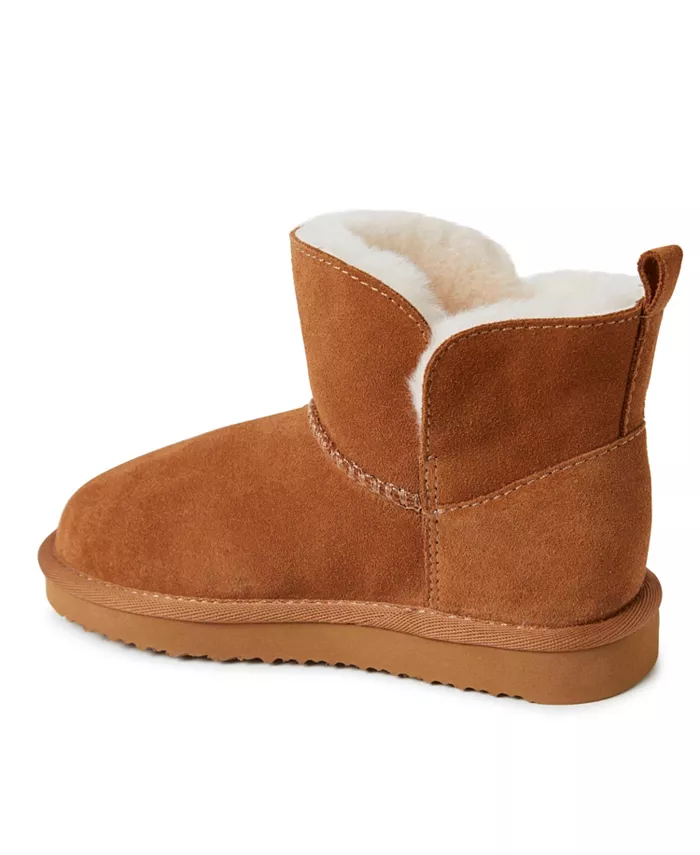 Ботинки из натуральной овчины от Girls Fireside By Bunbury Dearfoams, коричневый — фото 4