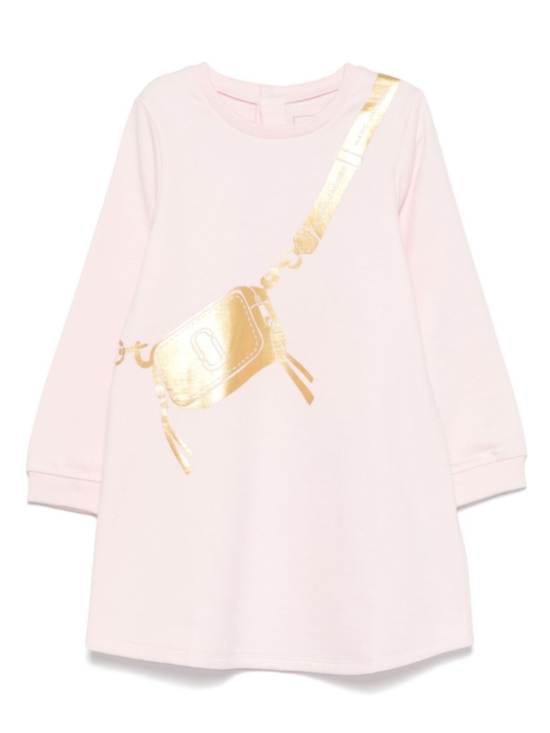 

Платье с принтом сумки Marc Jacobs Kids, розовый