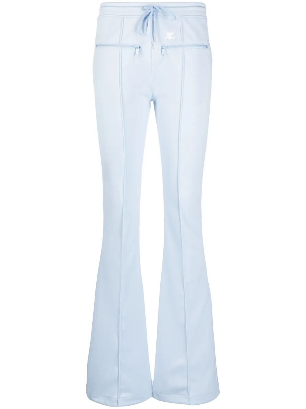

Расклешенные спортивные брюки Courrèges, синий