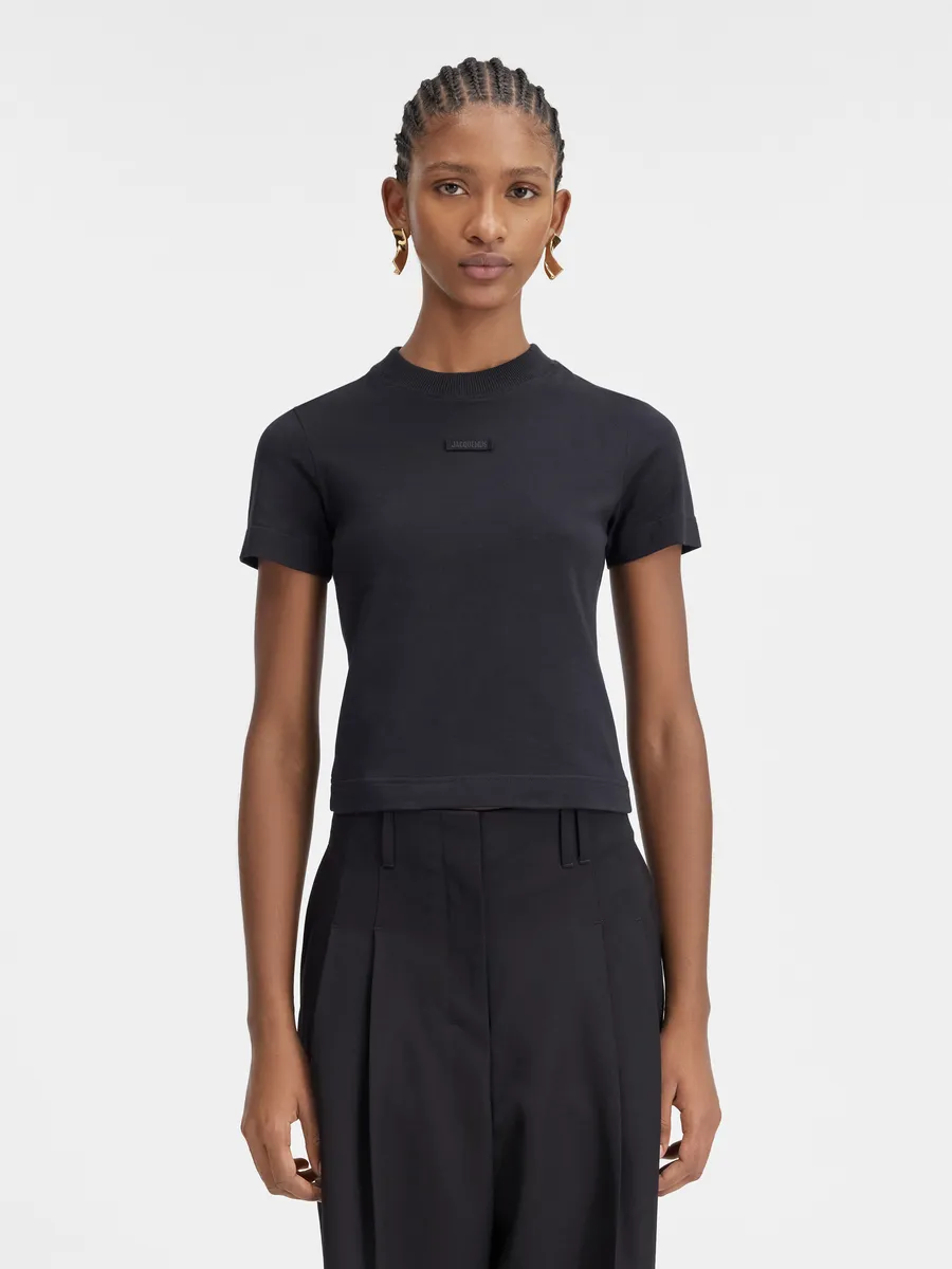 

Футболка с логотипом Grgrain Le Gr Grain Jacquemus, черный